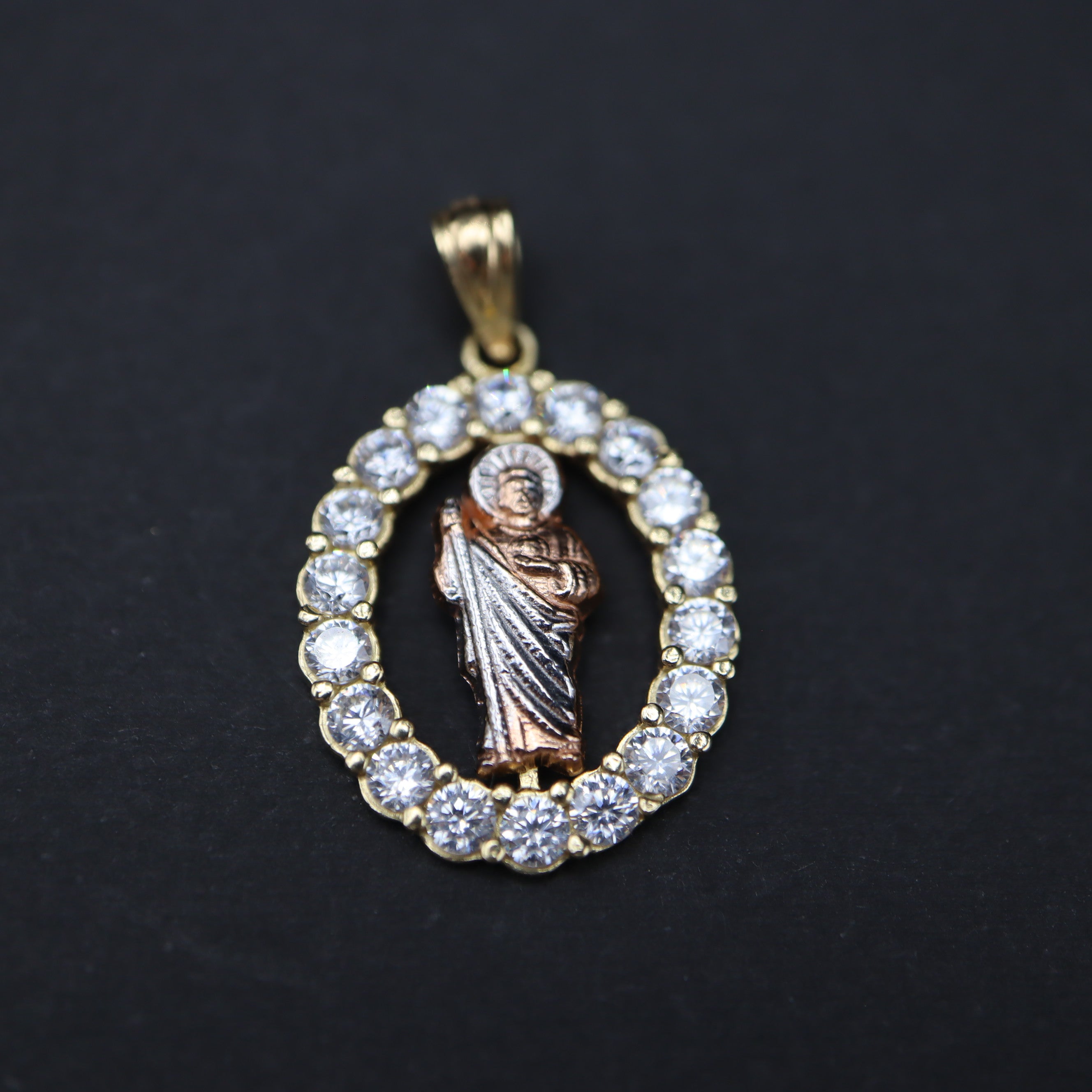 18k Gold filled Saint Jude Necklace San Judas Tadeo necklace religious  jewelry | eBay